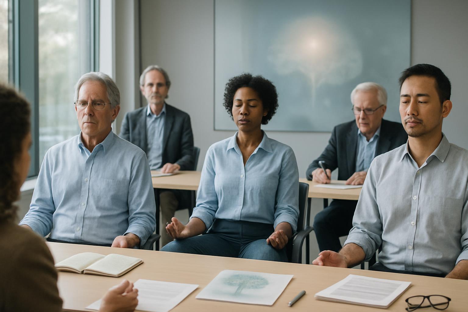 Baltasar Rodero participó del taller de Jon Kabat Zinn, referente mundial del Mindfulness