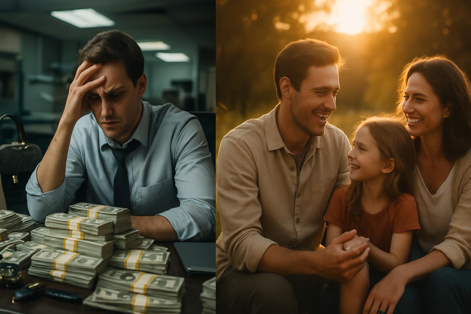 ¿La felicidad depende del tiempo o del dinero?