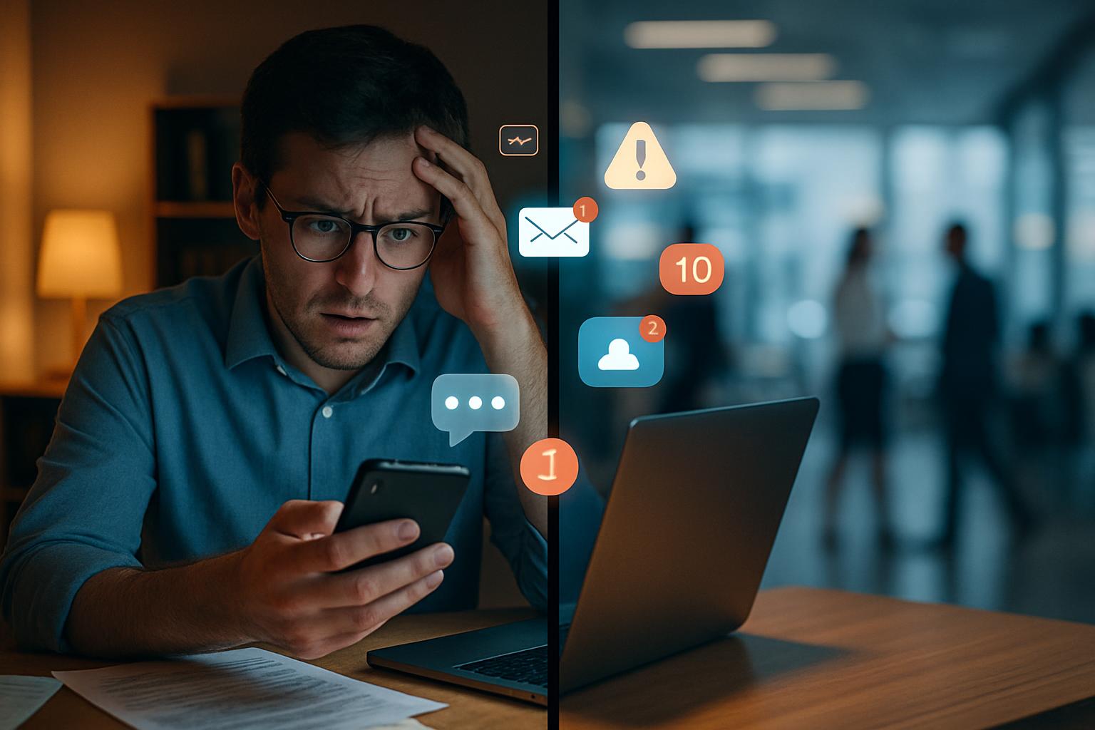 ¿Por qué compruebo constantemente las cosas del trabajo?