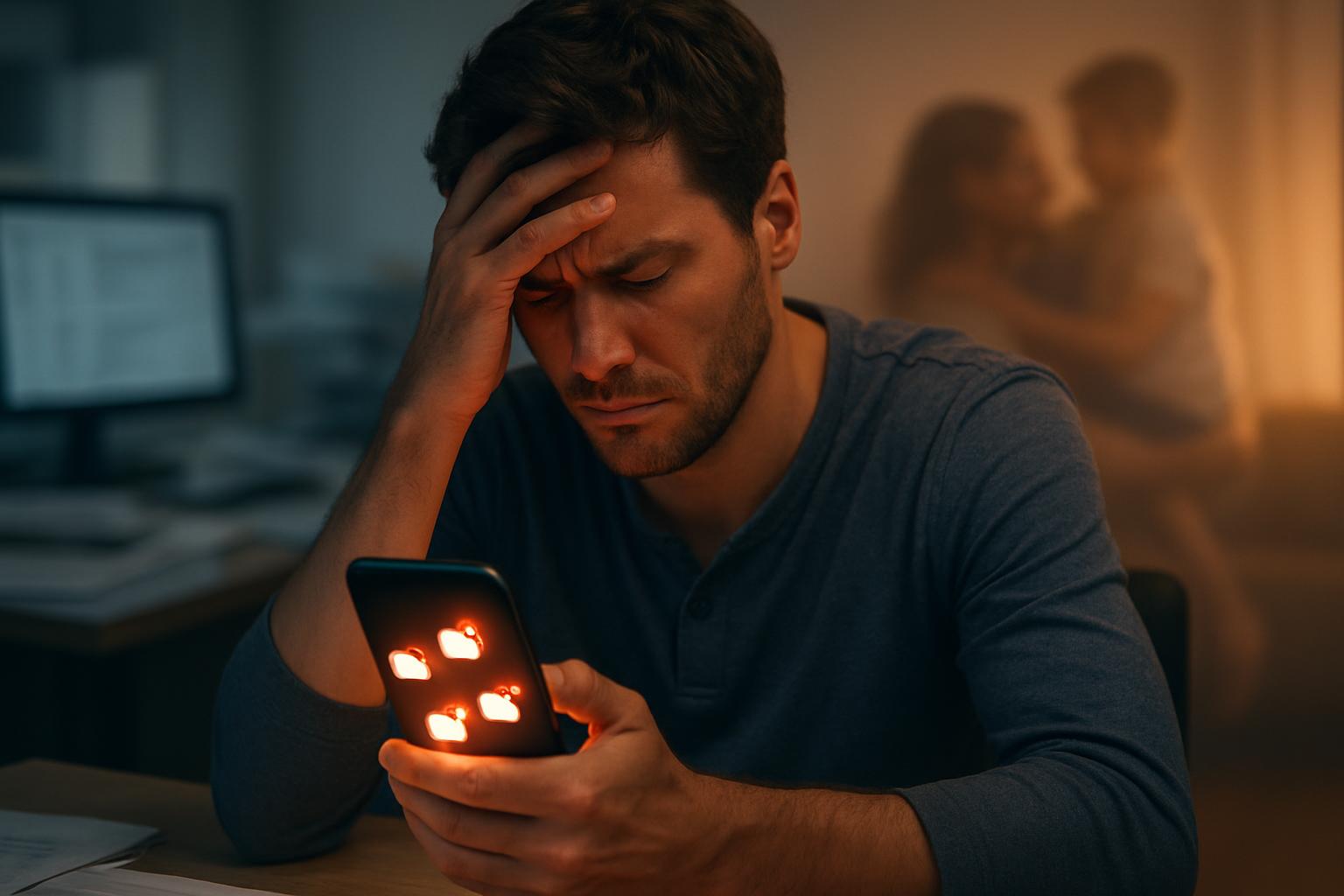 Problemas cuando estamos tan pendientes de mensajes del trabajo